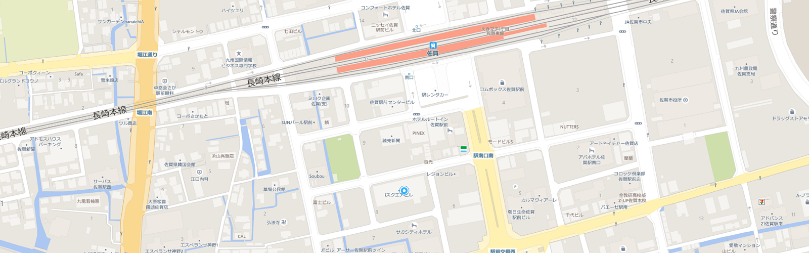 Microsoft Base 秋田 のアクセスマップ