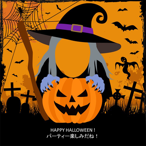 フォト カード (ハロウィン) 画面スライド-3