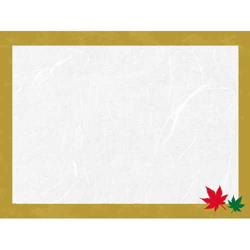 企画書 (シンプル・和紙) 画像スライド-2