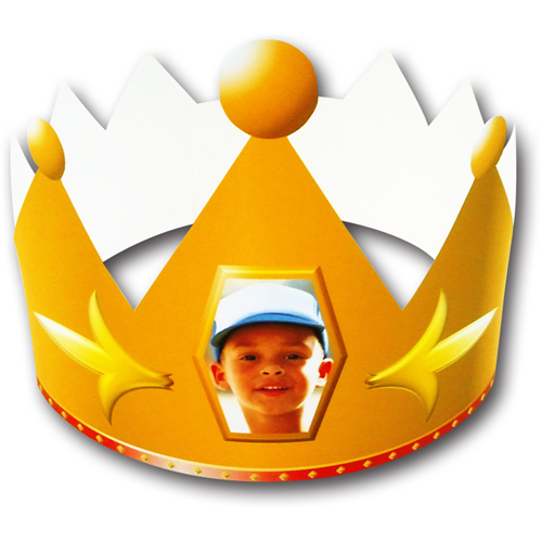 ペーパー クラフト (王冠 おうかん) 画像スライド-1