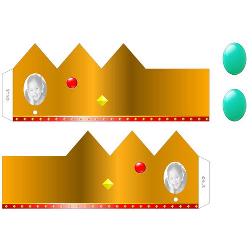 ペーパー クラフト (王冠 おうかん) 画像スライド-3