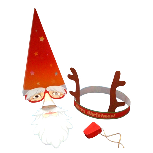 サンタ変身 (へんしん) クラフト 画像スライド-1