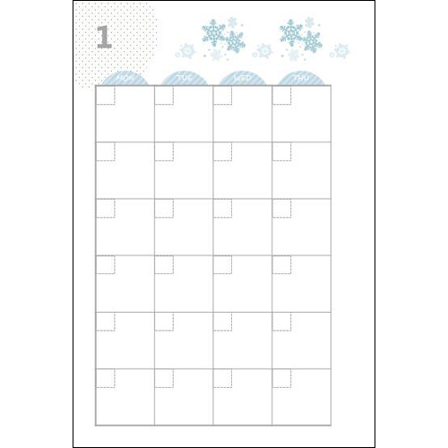 システム手帳リフィル (A6・月間手帳) 画像スライド-1