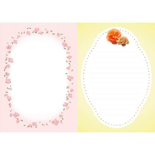 レター セット (薔薇) 画像スライド-1