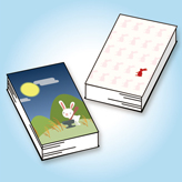 ブックカバー (お月見)