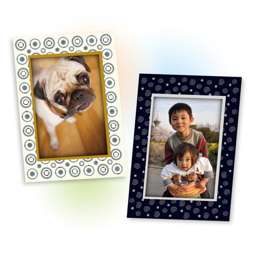 フォト フレーム (縦型・モダン) 画像スライド-1