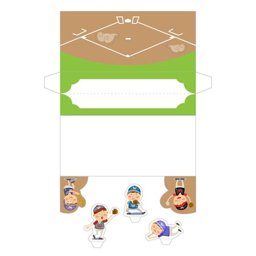 フォト フレーム (ポップアップ型・野球) 画像スライド-3