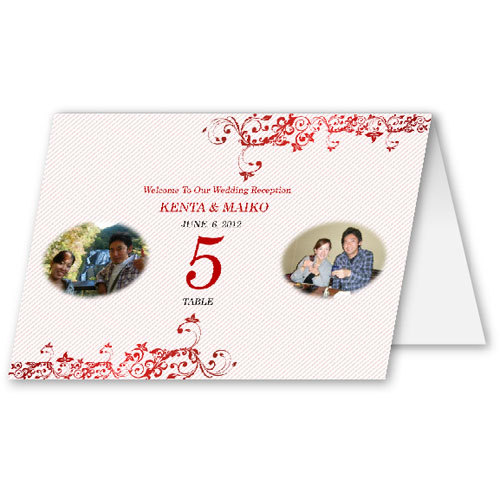 テーブル カード (ウエディング・宴会) 画像スライド-1